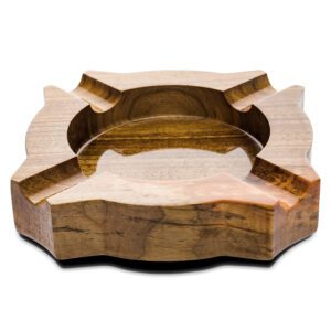 Ashtray walnut pressure impregnated